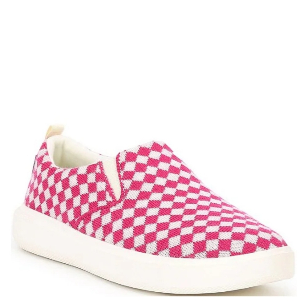 Woolloomooloo Byron Checkered Wool Slip-On Sneakers